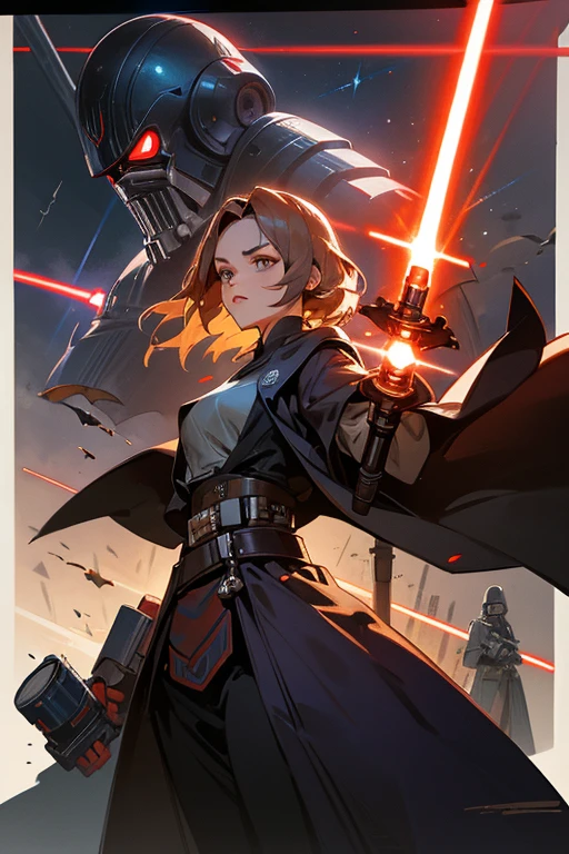 Extremely beautiful, clockwork, star wars, jedi, sith, droid, robot, monster, alien, lightsaber, beam laser, laser guns, war robots, more fancy weapons, new technologies.
