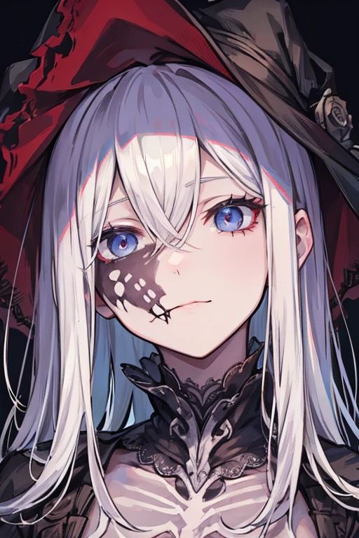 The Portrait of Cannibalism Skeleton Woman InThe Centered Angle From Bloodborne.