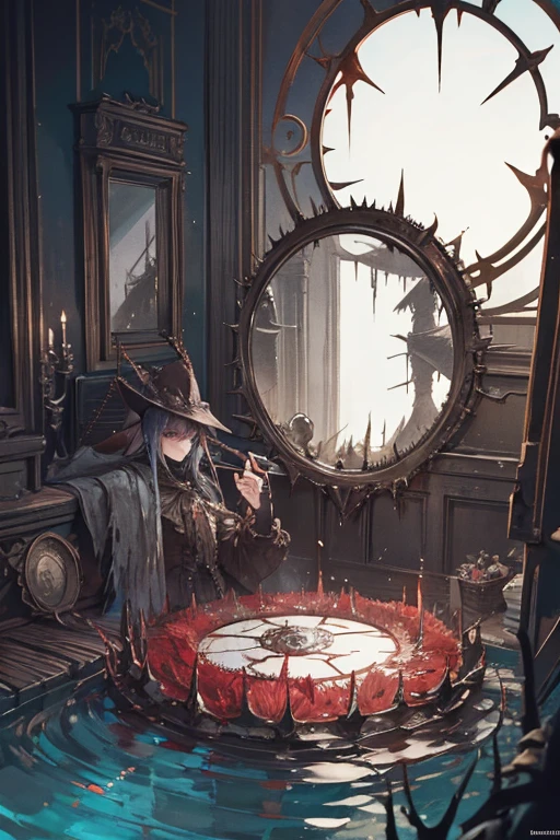 The Monstrously Cannibalism Clockwork Thorny Mirror Pools from Bloodborne.
