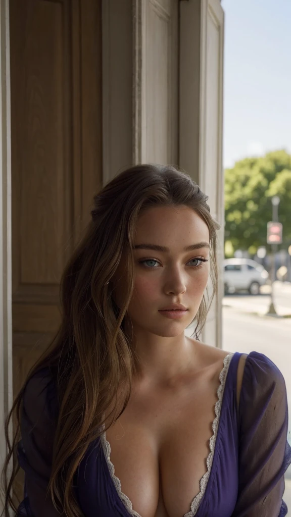 (meilleure qualité:1.4), (ultra haute résolution:1.2), (photoréaliste:1.4), (8k, Photo brute:1.2), 1fille, vetements décontractés, dehors, Vue de côté, haut du corps, cheveux en chignon, Posant. il y a une femme, portrait sophie mudd, cou épais, mannequin femme de 19 ans, Latine, angelawhite, violette myers, 22 ans, 21 ans, image de profil, italien, italien Latine, Alycia Debnam-Carey, des yeux noisette, réaliste, Post-traitement, détail maximum,