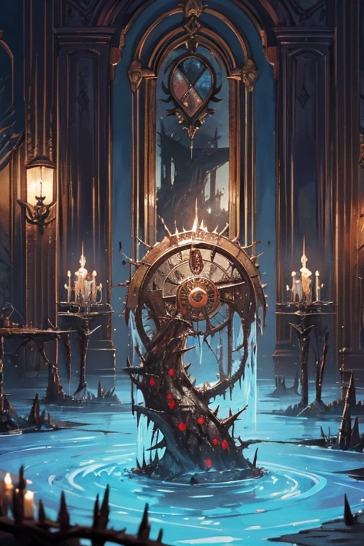 The Monstrously Cannibalism Clockwork Thorny Mirror Pools from Bloodborne.