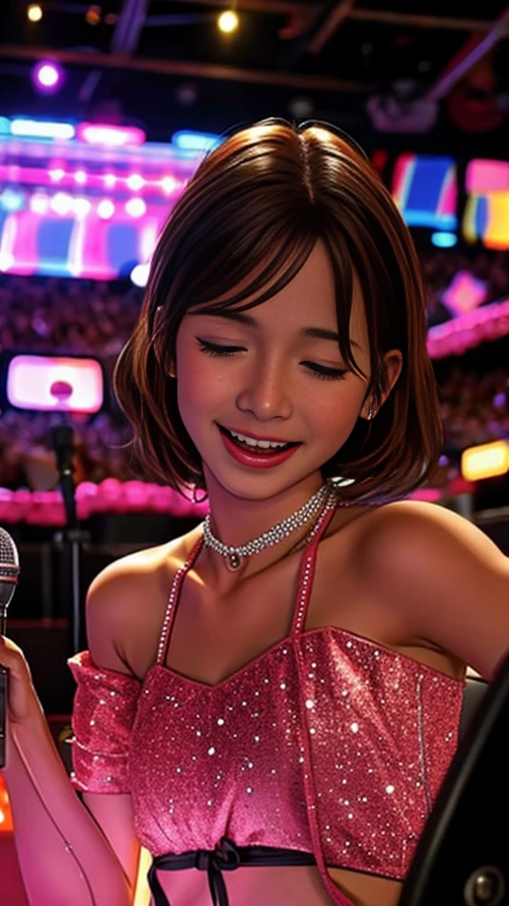View of a karaoke night club