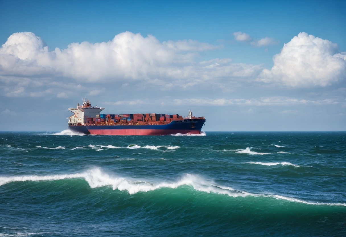 Sea,Rough seas,Search for large ships,It was full of people,The sky is clouded over,Magnum Style,RAW,uhd,8K,Detailed Details,Best quality,Sense of atmosphere,