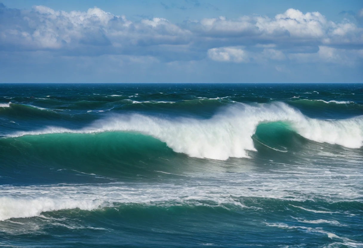 Sea，Rough seas，Search for large ships，It was full of people，The sky is clouded over，Magnum Style，RAW，uhd，8K，Detailed Details，Best quality，Sense of atmosphere，