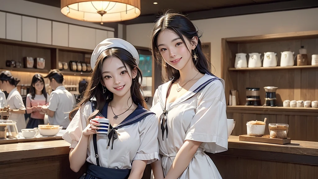 (((((((Emphasize cleavage)))))))
((((((((A junior high school girl in a sexy white short-sleeved sailor uniform))))))))
(((((((お洒落でcuteInside the Starbucks store)))))))
8K、RAW Photos、Highest quality、Super detailed、Super Resolution、Ultra HD、8K壁紙、Amazing details
(((((((Inside the Starbucks store)))))))、
((((((Sit down and eat cake、Drink Starbucks coffee、smile))))))、((Heart Necklace))
Modern and sleek design:Interior design using natural materials、Many of the designs are warm and made using wood and metal.。
Large windows:自然光をたっぷり取り入れるためのLarge windowsがあり、Providing a bright and open space。
Green Interior:Potted plants are effectively placed、It creates a relaxing atmosphere。
artwork:Works by local artists、Starbucks-related art on display。
Cozy seating:Cushioned chairs and sofas、Bar sheet etc.、A variety of seating options available。
Open kitchen area:Being able to see how drinks and food are made、We provide peace of mind and transparency。
Unique lighting:Antique lamps and chandeliers、Modern lighting fixtures are used。
Comfortable background music:Relaxing music is playing、A comfortable space is provided。
Wide々Table space:一人でもグループでも使いやすいWide々There is a table with。
Community Table:There is a large table where you can socialize with other customers.。
Seasonal decorations:The decorations are themed according to the season.。
Design with a local feel:The design incorporates the local culture and characteristics.。
Fragrance production:コーヒーの香りが店内にWideがり、A space that satisfies the five senses has been created.。
Conversation with a barista:フレンドリーなConversation with a baristaが楽しめるカウンターエリアがあります。
8K、RAW Photos、Highest quality、masterpiece:1.2、Super detailed、Super Resolution、Ultra HD、8K壁紙、Amazing details、Photorealistic:1.4、Having fun by the water、Full Body Shot、Full body photo、High-resolution RAW color photos、Professional photos、A scene full of emotion、Very detailed and beautiful、Ultra HD、8K壁紙、Amazing details、Huge file sizes、Highly detailed beautiful girls、Highly detailed face Highly detailed eyes、Extremely realistic skin、 Highly detailed fingers, Highly detailed nose, Highly detailed mouth, Perfect Anatomy, Highly detailed background, Highly detailed clothing, , cute女の子, Famous Japanese Idols, cute, Realistic body, Slender, White skin, Glowing Skin, Slim body, Realistic Face, Delicate eyes, double eyelid,