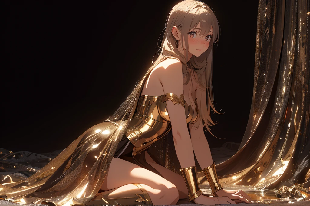 (masterpiece), (best quality), (ultra-detailed), (best illustration), (best shadow), (absurdres), Female, 25 years old, looking at viewer, steam, shy, nose blush, nsfw, medium breasts, nude, o-face, climax, light smile, 