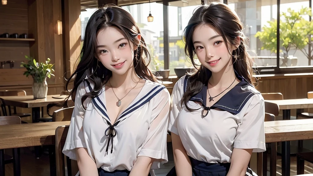 (((((((Emphasize cleavage)))))))
((((((((A junior high school girl in a sexy white short-sleeved sailor uniform))))))))
(((((((お洒落でcuteInside the Starbucks store)))))))
8K、RAW Photos、Highest quality、Super detailed、Super Resolution、Ultra HD、8K壁紙、Amazing details
(((((((Inside the Starbucks store)))))))、
((((((Sit down and eat cake、Drink Starbucks coffee、smile))))))、((Heart Necklace))
Modern and sleek design:Interior design using natural materials、Many of the designs are warm and made using wood and metal.。
Large windows:自然光をたっぷり取り入れるためのLarge windowsがあり、Providing a bright and open space。
Green Interior:Potted plants are effectively placed、It creates a relaxing atmosphere。
artwork:Works by local artists、Starbucks-related art on display。
Cozy seating:Cushioned chairs and sofas、Bar sheet etc.、A variety of seating options available。
Open kitchen area:Being able to see how drinks and food are made、We provide peace of mind and transparency。
Unique lighting:Antique lamps and chandeliers、Modern lighting fixtures are used。
Comfortable background music:Relaxing music is playing、A comfortable space is provided。
Wide々Table space:一人でもグループでも使いやすいWide々There is a table with。
Community Table:There is a large table where you can socialize with other customers.。
Seasonal decorations:The decorations are themed according to the season.。
Design with a local feel:The design incorporates the local culture and characteristics.。
Fragrance production:コーヒーの香りが店内にWideがり、A space that satisfies the five senses has been created.。
Conversation with a barista:フレンドリーなConversation with a baristaが楽しめるカウンターエリアがあります。
8K、RAW Photos、Highest quality、masterpiece:1.2、Super detailed、Super Resolution、Ultra HD、8K壁紙、Amazing details、Photorealistic:1.4、Having fun by the water、Full Body Shot、Full body photo、High-resolution RAW color photos、Professional photos、A scene full of emotion、Very detailed and beautiful、Ultra HD、8K壁紙、Amazing details、Huge file sizes、Highly detailed beautiful girls、Highly detailed face Highly detailed eyes、Extremely realistic skin、 Highly detailed fingers, Highly detailed nose, Highly detailed mouth, Perfect Anatomy, Highly detailed background, Highly detailed clothing, Teen, cute女の子, Famous Japanese Idols, cute, Realistic body, Slender, White skin, Glowing Skin, Slim body, Realistic Face, Delicate eyes, double eyelid,