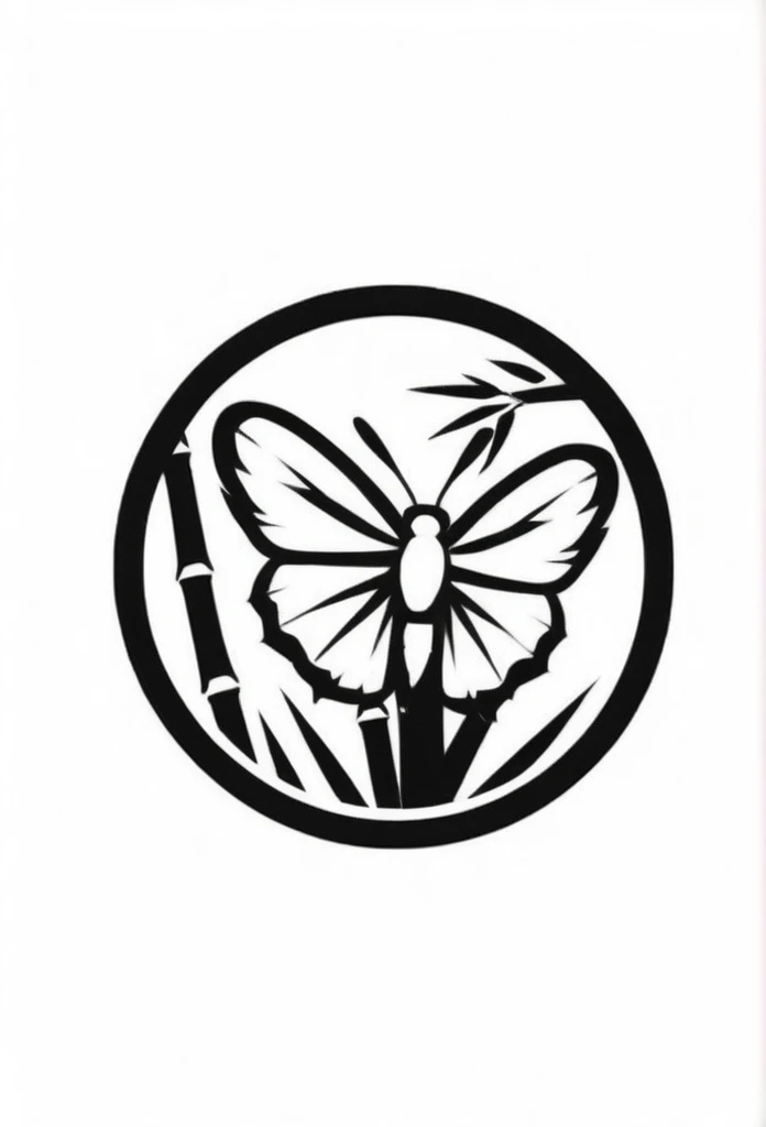 Japanese Label Logo
bamboo grove road
Logos of traditional Japanese streets, such as bamboo bushes and bamboo leaves, that look as if they were flying through and through
The butterflies are covered with bamboo leaves
angle of view from an oblique angle
Tasteful, Japanese-style design
Cool Japanese taste such as shrines
chic and modern design
monotone
The background is white
