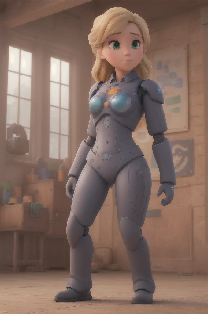 ((masterpiece, best quality)),illustration,ultra detailed 8k,photorealistic,sharp focus,highly detailed,professional lighting,colorful details,iridescent colors BREAK extreme long shot of a factory,large mechanical robot construction,microchip,computer,glowing,intricate details,shitu-mecha,1girl is standing in front of the audience,Navel