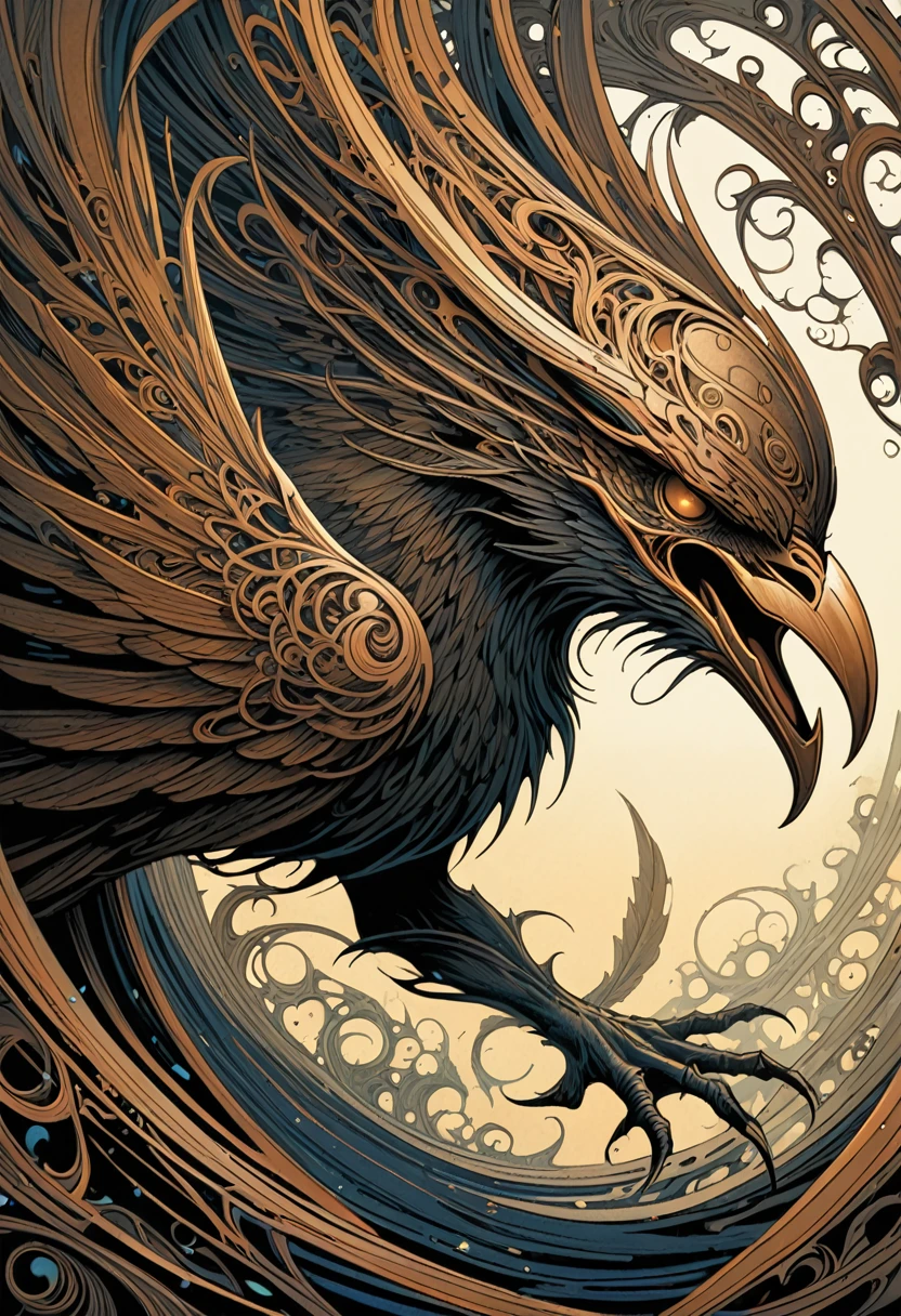 Aaron Horkey's painting depicts,Mysterious Landscape Photography,Luminous oil painting style,IncRedible futuristic images appear on the Miracle Stone,Mystery Book Cover Art, There is a lot of suspense, Dark, atmosphere, Dark "Imagine a vast desolate space,The spectral landscape unfolds from the surrounding haze, It's as if the fabric of reality has lost its color and vibrancy. Crystalline Monolith, No visible pulse or energy, Rising from the barren land like a forgotten fragment of knowledge, Casting an eerie glow over a featureless environment. Artworks should evoke an unsettling sense of alienation, The line between nothingness and existential despair becomes blurred, Put the audience into a state of numbness and indifference."Red,dark Red color palette