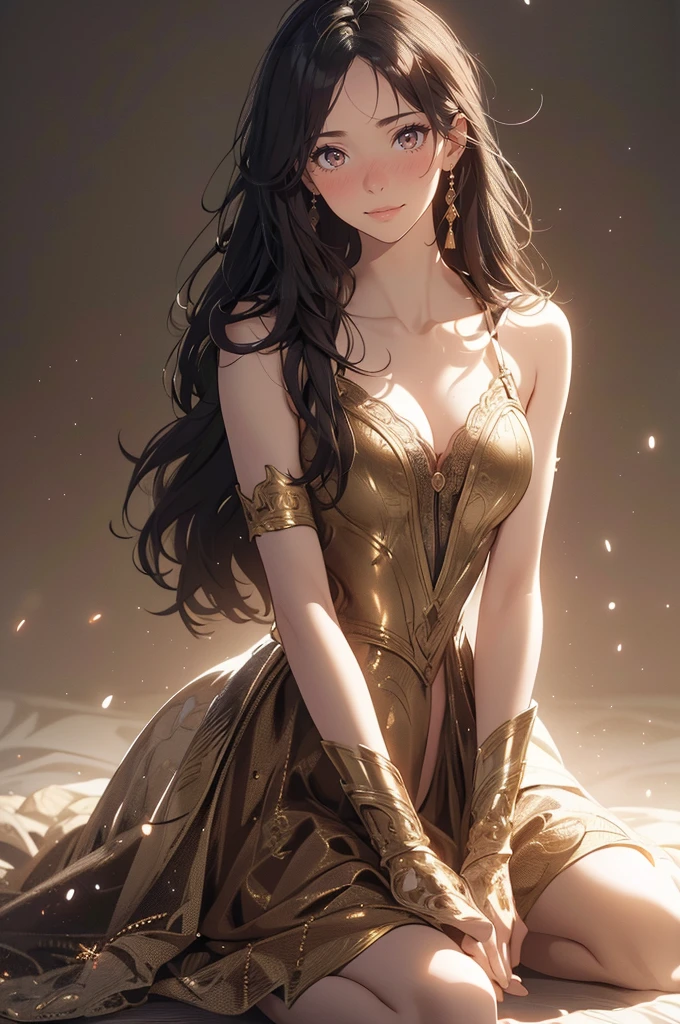 (masterpiece), (best quality), (ultra-detailed), (best illustration), (best shadow), (absurdres), Female, 25 years old, looking at viewer, steam, shy, nose blush, nsfw, medium breasts, nude, o-face, climax, light smile,