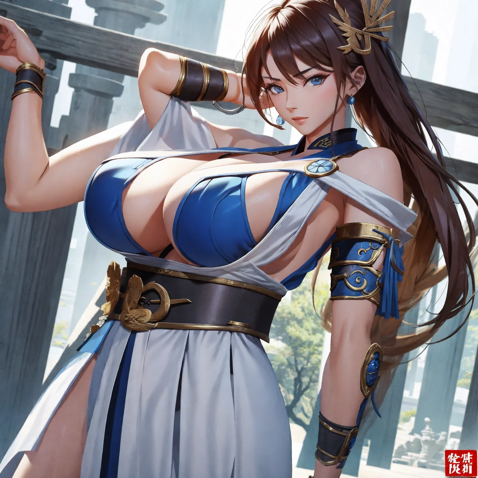 wuxia girl,big breasts, huge breasts, gigantic breasts