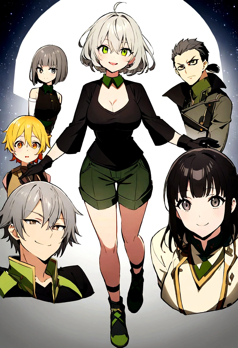 anime　anime　whole　Semi-short hair　Short Bob　Gray Hair　woman　Big Breasts　Gray Hair　Shorts　Black T-shirt　　anime 　whole body　　anime　whole body　smile　３３age　whole　anime画像　Black gloves　cool　　anime　グレーのShorts　　Big Breasts　anime　　anime　field　Black T-shirt　cool　anime　anime　anime　短くBlack gloves　cool　Mischievous　Evil Smile　Strong eyes　Mischievous　悪いsmile　I like cars　Aggressive　Green collar　悪いsmile　Strong eyes　I like cars　 whole body whole Gray Hairに黄色と紫のメッシュ　Mischievous　髪型はGray Hairに黄色と紫のメッシュ　Eyes are yellow-green　髪型はGray Hairに黄色と紫のメッシュ