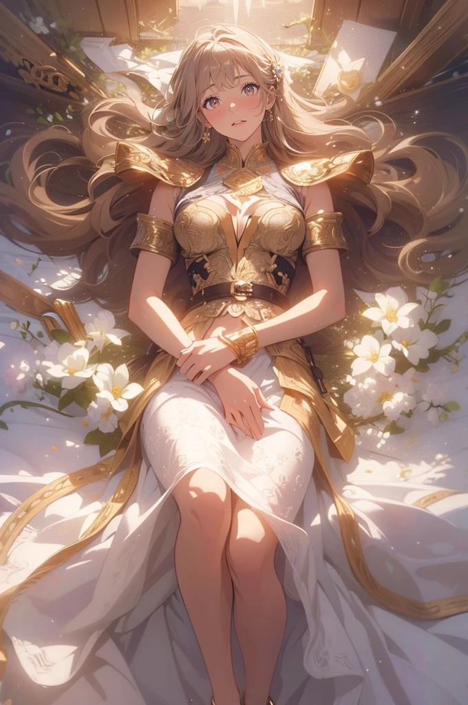 (masterpiece), (best quality), (ultra-detailed), (best illustration), (best shadow), (absurdres), Female, 25 years old, looking at viewer, steam, shy, nose blush, nsfw, medium breasts, nude, o-face, climax,