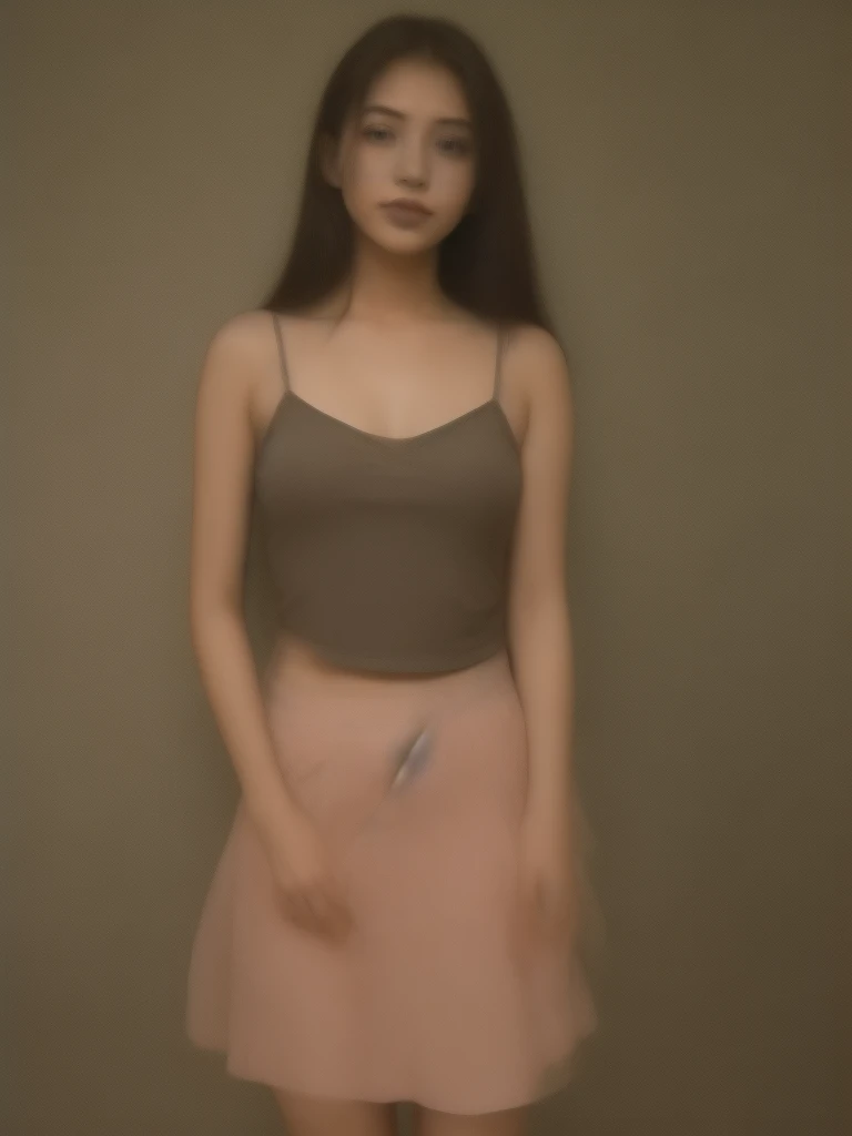 an album cover, a super skinny anorexic polish woman, and indie music. No text or words at all. background is a minimalistic french photo studio. album cover is in the style of Caroline Polachek, Billie Eilish, Charli XCX, Anna of the North, The 1975, The Japanese House, Wet, Holly Humberstone, and Girl in Red