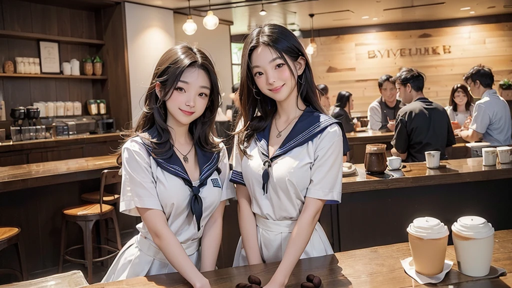 ((((((((Emphasize cleavage))))))))
((((((((A junior high school girl in a sexy white short-sleeved sailor uniform))))))))
(((((((お洒落でcuteInside the Starbucks store)))))))
8K、RAW Photos、Highest quality、Super detailed、Super Resolution、Ultra HD、8K壁紙、Amazing details
(((((((Inside the Starbucks store)))))))、
((((((Sit down and eat cake、Drink Starbucks coffee、smile))))))、((Heart Necklace))
Modern and sleek design:Interior design using natural materials、Many of the designs are warm and made using wood and metal.。
Large windows:自然光をたっぷり取り入れるためのLarge windowsがあり、Providing a bright and open space。
Green Interior:Potted plants are effectively placed、It creates a relaxing atmosphere。
artwork:Works by local artists、Starbucks-related art on display。
Cozy seating:Cushioned chairs and sofas、Bar sheet etc.、A variety of seating options available。
Open kitchen area:Being able to see how drinks and food are made、We provide peace of mind and transparency。
Unique lighting:Antique lamps and chandeliers、Modern lighting fixtures are used。
Comfortable background music:Relaxing music is playing、A comfortable space is provided。
Wide々Table space:一人でもグループでも使いやすいWide々There is a table with。
Community Table:There is a large table where you can socialize with other customers.。
Seasonal decorations:The decorations are themed according to the season.。
Design with a local feel:The design incorporates the local culture and characteristics.。
Fragrance production:コーヒーの香りが店内にWideがり、A space that satisfies the five senses has been created.。
Conversation with a barista:フレンドリーなConversation with a baristaが楽しめるカウンターエリアがあります。
8K、RAW Photos、Highest quality、masterpiece:1.2、Super detailed、Super Resolution、Ultra HD、8K壁紙、Amazing details、Photorealistic:1.4、Having fun by the water、Full Body Shot、Full body photo、High-resolution RAW color photos、Professional photos、A scene full of emotion、Very detailed and beautiful、Ultra HD、8K壁紙、Amazing details、Huge file sizes、Highly detailed beautiful girls、Highly detailed face Highly detailed eyes、Extremely realistic skin、 Highly detailed fingers, Highly detailed nose, Highly detailed mouth, Perfect Anatomy, Highly detailed background, Highly detailed clothing, Teen, cute女の子, Famous Japanese Idols, cute, Realistic body, Slender, White skin, Glowing Skin, Slim body, Realistic Face, Delicate eyes, double eyelid,