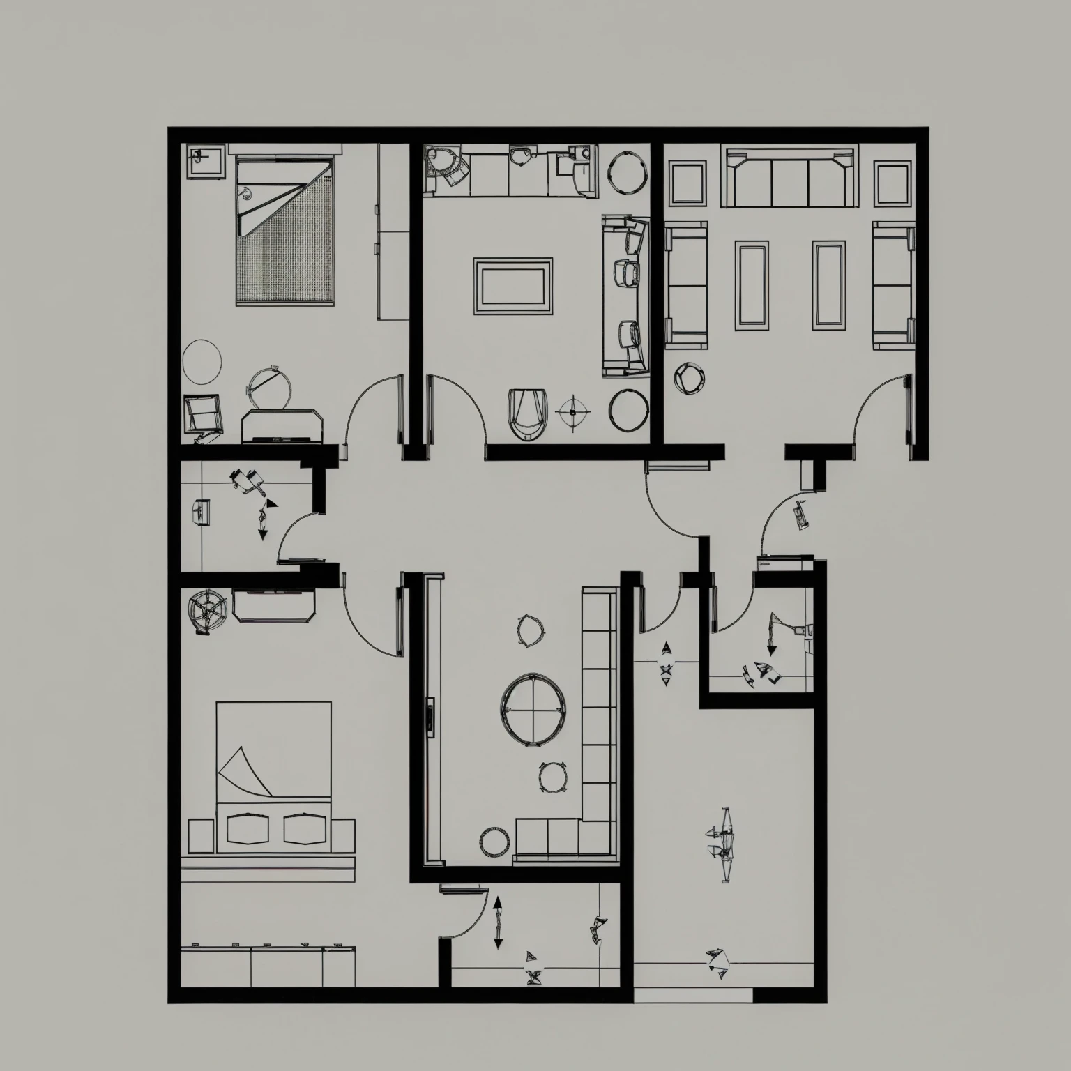 3d furniture plan