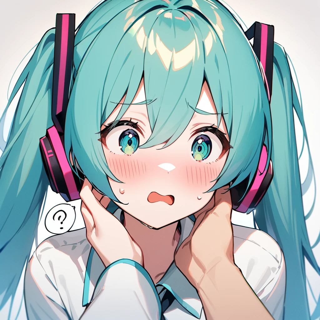 portrait, [:(score_4_up:0.25):0.65], [score_9_up:score_6_up:0.35], [:anime:0.4], portrait, detail face, large eyes, woman standing, ((hatsune miku)), medium breasts, sweater, skirt, motherly, [:photorealism:0.5]  focus on face, detailed mouth, mesmerizing mouth, high definition mouth, focus on face, best quality, detailed, absurd resolution, absurd detail, intricate details, vibrant colors, ultra-realistic, open mouth,