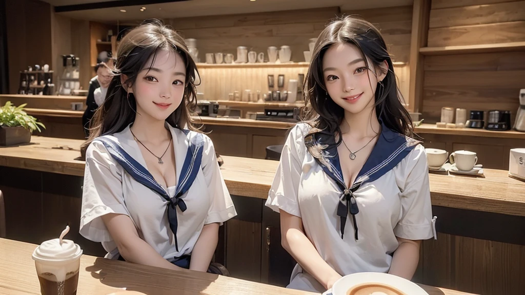 ((((((((Emphasize cleavage))))))))
((((((((A junior high school girl in a sexy white short-sleeved sailor uniform))))))))
(((((((お洒落でcuteInside the Starbucks store)))))))
8K、RAW Photos、Highest quality、Super detailed、Super Resolution、Ultra HD、8K壁紙、Amazing details
(((((((Inside the Starbucks store)))))))、
((((((Sit down and eat cake、Drink Starbucks coffee、smile))))))、((Heart Necklace))
Modern and sleek design:Interior design using natural materials、Many of the designs are warm and made using wood and metal.。
Large windows:自然光をたっぷり取り入れるためのLarge windowsがあり、Providing a bright and open space。
Green Interior:Potted plants are effectively placed、It creates a relaxing atmosphere。
artwork:Works by local artists、Starbucks-related art on display。
Cozy seating:Cushioned chairs and sofas、Bar sheet etc.、A variety of seating options available。
Open kitchen area:Being able to see how drinks and food are made、We provide peace of mind and transparency。
Unique lighting:Antique lamps and chandeliers、Modern lighting fixtures are used。
Comfortable background music:Relaxing music is playing、A comfortable space is provided。
Wide々Table space:一人でもグループでも使いやすいWide々There is a table with。
Community Table:There is a large table where you can socialize with other customers.。
Seasonal decorations:The decorations are themed according to the season.。
Design with a local feel:The design incorporates the local culture and characteristics.。
Fragrance production:コーヒーの香りが店内にWideがり、A space that satisfies the five senses has been created.。
Conversation with a barista:フレンドリーなConversation with a baristaが楽しめるカウンターエリアがあります。
8K、RAW Photos、Highest quality、masterpiece:1.2、Super detailed、Super Resolution、Ultra HD、8K壁紙、Amazing details、Photorealistic:1.4、Having fun by the water、Full Body Shot、Full body photo、High-resolution RAW color photos、Professional photos、A scene full of emotion、Very detailed and beautiful、Ultra HD、8K壁紙、Amazing details、Huge file sizes、Highly detailed beautiful girls、Highly detailed face Highly detailed eyes、Extremely realistic skin、 Highly detailed fingers, Highly detailed nose, Highly detailed mouth, Perfect Anatomy, Highly detailed background, Highly detailed clothing, , cute女の子, Famous Japanese Idols, cute, Realistic body, Slender, White skin, Glowing Skin, Slim body, Realistic Face, Delicate eyes, double eyelid,