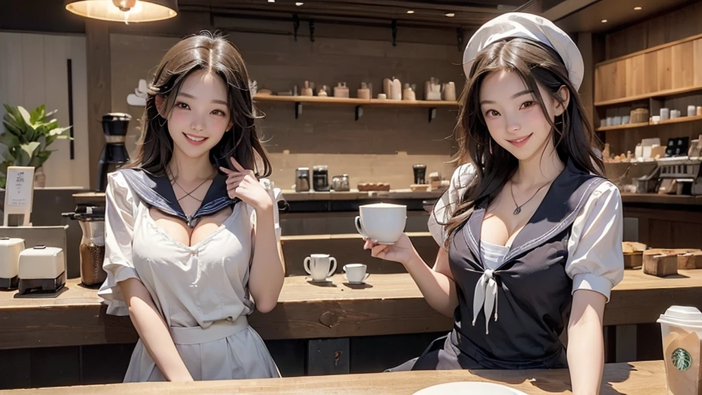 ((((((((Emphasize cleavage))))))))
((((((((A girl in a sexy white short-sleeved sailor uniform))))))))
(((((((お洒落でcuteInside the Starbucks store)))))))
8K、RAW Photos、Highest quality、Super detailed、Super Resolution、Ultra HD、8K壁紙、Amazing details
(((((((Inside the Starbucks store)))))))、
((((((Sit down and eat cake、Drink Starbucks coffee、smile))))))、((Heart Necklace))
Modern and sleek design:Interior design using natural materials、Many of the designs are warm and made using wood and metal.。
Large windows:自然光をたっぷり取り入れるためのLarge windowsがあり、Providing a bright and open space。
Green Interior:Potted plants are effectively placed、It creates a relaxing atmosphere。
artwork:Works by local artists、Starbucks-related art on display。
Cozy seating:Cushioned chairs and sofas、Bar sheet etc.、A variety of seating options available。
Open kitchen area:Being able to see how drinks and food are made、We provide peace of mind and transparency。
Unique lighting:Antique lamps and chandeliers、Modern lighting fixtures are used。
Comfortable background music:Relaxing music is playing、A comfortable space is provided。
Wide々Table space:一人でもグループでも使いやすいWide々There is a table with。
Community Table:There is a large table where you can socialize with other customers.。
Seasonal decorations:The decorations are themed according to the season.。
Design with a local feel:The design incorporates the local culture and characteristics.。
Fragrance production:コーヒーの香りが店内にWideがり、A space that satisfies the five senses has been created.。
Conversation with a barista:フレンドリーなConversation with a baristaが楽しめるカウンターエリアがあります。
8K、RAW Photos、Highest quality、masterpiece:1.2、Super detailed、Super Resolution、Ultra HD、8K壁紙、Amazing details、Photorealistic:1.4、Having fun by the water、Full Body Shot、Full body photo、High-resolution RAW color photos、Professional photos、A scene full of emotion、Very detailed and beautiful、Ultra HD、8K壁紙、Amazing details、Huge file sizes、Highly detailed beautiful girls、Highly detailed face Highly detailed eyes、Extremely realistic skin、 Highly detailed fingers, Highly detailed nose, Highly detailed mouth, Perfect Anatomy, Highly detailed background, Highly detailed clothing, Teen, cute女の子, Famous Japanese Idols, cute, Realistic body, Slender, White skin, Glowing Skin, Slim body, Realistic Face, Delicate eyes, double eyelid,