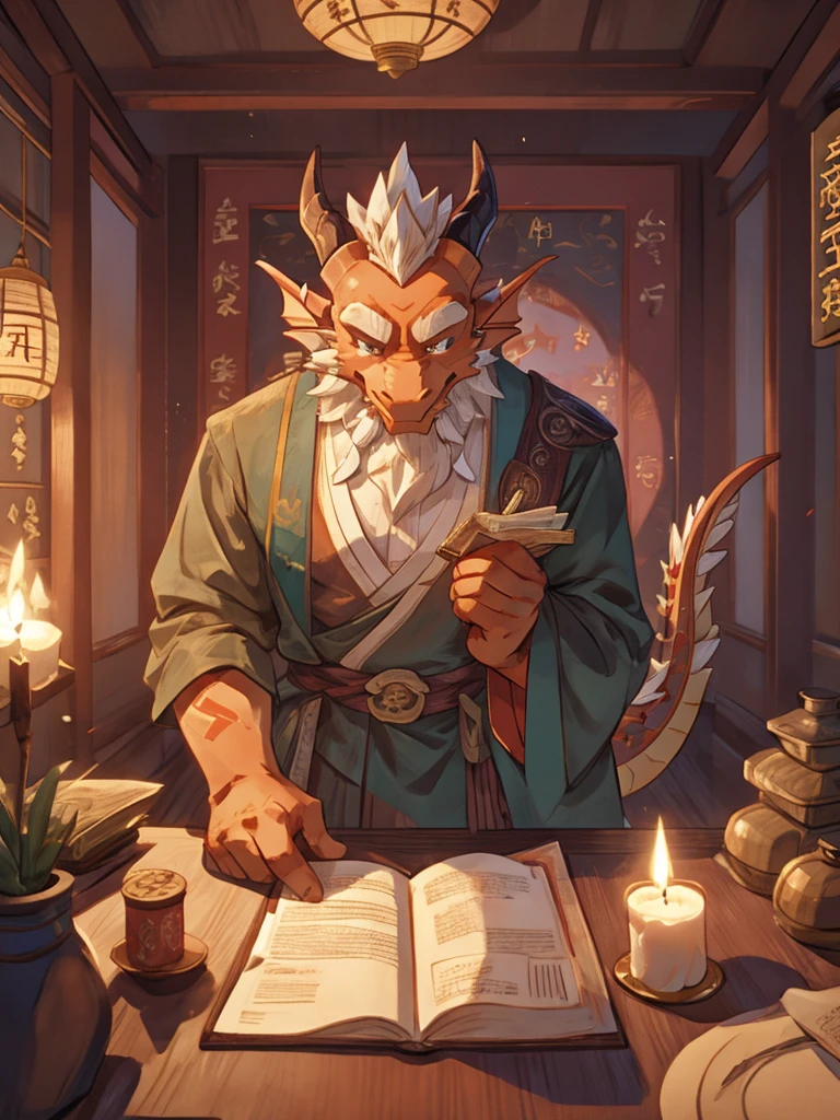 Weak scholar in Oriental Dragon Hotel