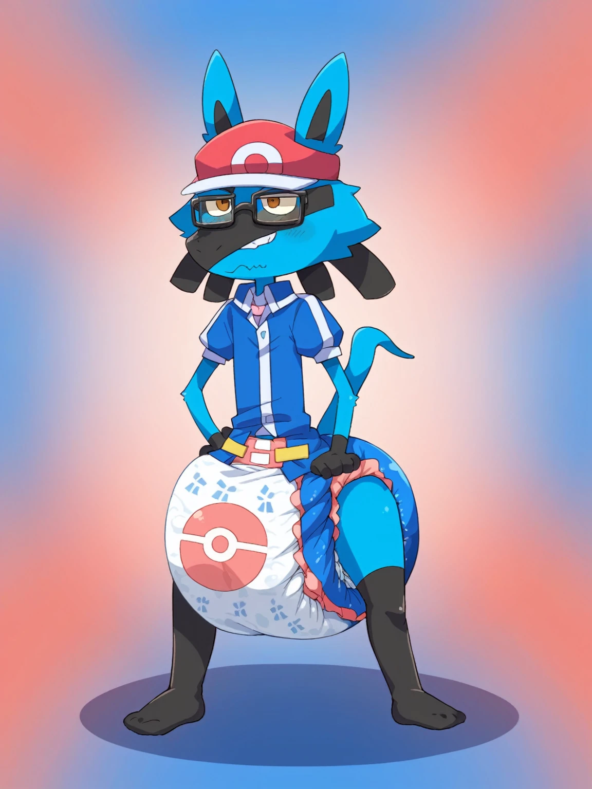 male, , Long Tail, slim, , Simple Background, Detailed plain white diaper, poop極厚おむつ,Diaper fetish おむつテープ4枚付き,Scat Scat、Diaper fetishニヤリ, bulge, Very large diapers, Severely swollen diapers, Glasses, Saggy diapers, 尻尾が体に巻き付いたDirty diaper、underwear、、Dirty diaper、Diaper fetish、Wearing diapers、poop、dyeing、、、Back view、Diaper fetish、、dyeingおむつ