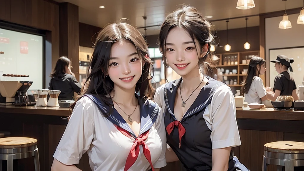 ((((((((Emphasize cleavage))))))))
((((((((A junior high school girl in a sexy white short-sleeved sailor uniform))))))))
(((((((お洒落でcuteInside the Starbucks store)))))))
8K、RAW Photos、Highest quality、Super detailed、Super Resolution、Ultra HD、8K壁紙、Amazing details
(((((((Inside the Starbucks store)))))))、
((((((Sit down and eat cake、Drink Starbucks coffee、smile))))))、((Heart Necklace))
Modern and sleek design:Interior design using natural materials、Many of the designs are warm and made using wood and metal.。
Large windows:自然光をたっぷり取り入れるためのLarge windowsがあり、Providing a bright and open space。
Green Interior:Potted plants are effectively placed、It creates a relaxing atmosphere。
artwork:Works by local artists、Starbucks-related art on display。
Cozy seating:Cushioned chairs and sofas、Bar sheet etc.、A variety of seating options available。
Open kitchen area:Being able to see how drinks and food are made、We provide peace of mind and transparency。
Unique lighting:Antique lamps and chandeliers、Modern lighting fixtures are used。
Comfortable background music:Relaxing music is playing、A comfortable space is provided。
Wide々Table space:一人でもグループでも使いやすいWide々There is a table with。
Community Table:There is a large table where you can socialize with other customers.。
Seasonal decorations:The decorations are themed according to the season.。
Design with a local feel:The design incorporates the local culture and characteristics.。
Fragrance production:コーヒーの香りが店内にWideがり、A space that satisfies the five senses has been created.。
Conversation with a barista:フレンドリーなConversation with a baristaが楽しめるカウンターエリアがあります。
8K、RAW Photos、Highest quality、masterpiece:1.2、Super detailed、Super Resolution、Ultra HD、8K壁紙、Amazing details、Photorealistic:1.4、Having fun by the water、Full Body Shot、Full body photo、High-resolution RAW color photos、Professional photos、A scene full of emotion、Very detailed and beautiful、Ultra HD、8K壁紙、Amazing details、Huge file sizes、Highly detailed beautiful girls、Highly detailed face Highly detailed eyes、Extremely realistic skin、 Highly detailed fingers, Highly detailed nose, Highly detailed mouth, Perfect Anatomy, Highly detailed background, Highly detailed clothing, , cute女の子, Famous Japanese Idols, cute, Realistic body, Slender, White skin, Glowing Skin, Slim body, Realistic Face, Delicate eyes, double eyelid,