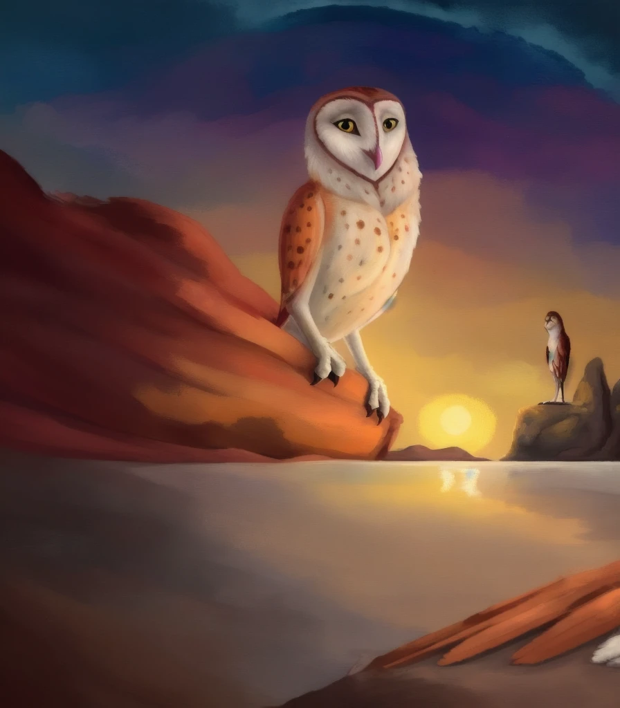 barn owl, owl, watching at viewer, art, male, best quality, masterpiece, nsfw, cock, hard penis, erection, Kludd, tyto, deviantart, e621, deviantart, oil paint, fanmade, bird penis