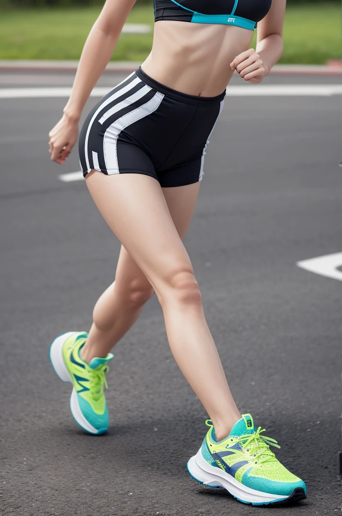 high-tech running shoes