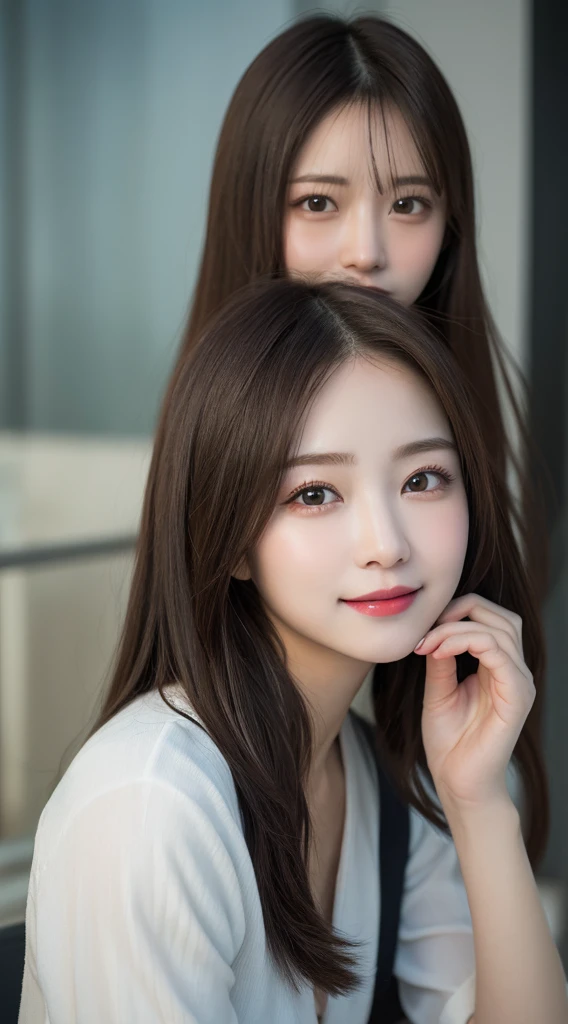 profile, Highest quality, shape, Very detailed, finely, High resolution, 8k wallpaper, 完璧なダイナミックな構shape, Beautiful and exquisite,ランダムなcute髪,,Natural color lip、20-year-old girl、cute、Looking into the camera,Always blur the background,Perfect and beautiful face,Slim face and figure,Big eyes、Putting on gal makeup,Small face,Shooting from below、Blurred Background,Elegant feminine face、Cyberpunk Fashion、smile、Change pose randomly、Randomly change the shooting angle and position、One person、Real Photo、Raw photo、Real human skin,finely描かれた肌:1,4、Normal anatomy