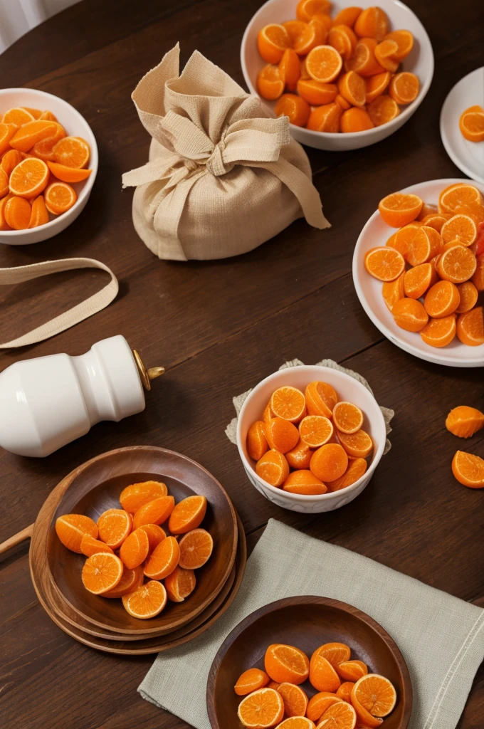 100,000 mandarin oranges
