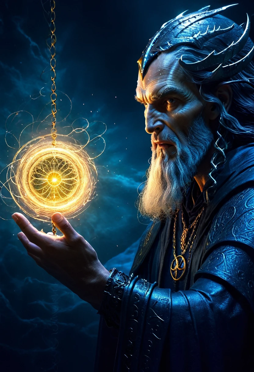 (lighting magic spell effects:3.5),Masterpiece,Best Quality,Hyper Detailed,Cinematic Light,Intricate Detail,Highres,Official Art,Finely Detailed,High Resolution Illustration,8k,Lens Flare,Light Particles,Dark Intense Shadows,Particles,Detailed Background,Detailed Glow,Detailed Reflection,Detailed,Surrealism, drop shadow, anaglyph, stereogram, tachi-e, pov, atmospheric perspective, 8k, super detail, ccurate, best quality,With glow horns、a red skull, dragon portrait, By Rostlan, Benedict Barna, Morel, (((gold jewelry))), (The pupil is composed of a moon-shaped image.:1.8), Miracle, Dark atmosphere, Black Forest, ((Neon glowing)), ((Blue Arc)),dragon features,Dragon skull,Jewelry accessories,diffraction spikes,Vivid colors、Bokeh、portrait、landscape、fear、cartoon、Sci-fi fi,photography,Concept Artist,Steel Claws,Steel Fangs,word graffiti,Blue Arc Link,Metal chain,