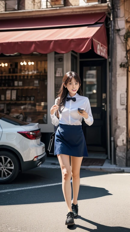 (8K, RAW Photos, 最high quality, masterpiece: 1.2), (Realistic, photoRealistic: 1.37), 1 A woman wearing a waitress uniform standing on the walk, , Professional Lighting, Photon Mapping, , Italyのの女性, Torn, Sommelière、,Italy、Italy、 Sommelièreのユニホーム、Playmate's Body、Playmate proportions、,At a fine dining restaurant, Larger breasts、Incredibly beautiful face、masterpiece, 最high quality, high quality, High resolution, big , (Face close-up),working at a restaurant、Carry dishes、Hair is tied、Updo、Tie your hair tightly、Confident々The body、Lotion piston caressing inside the vagina、