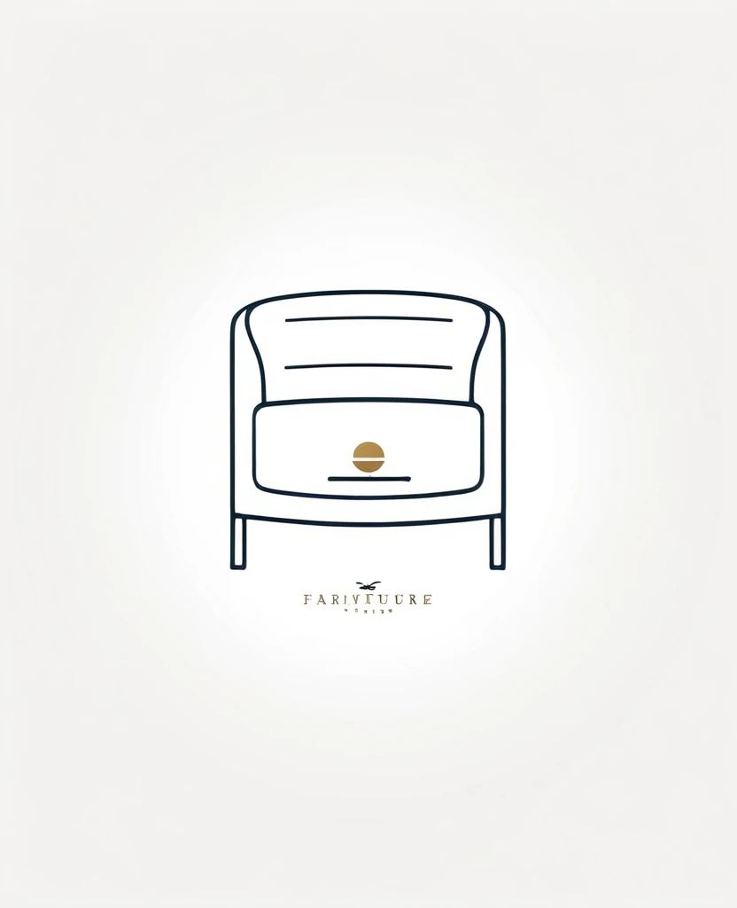 Minimalist logo furniture simple design