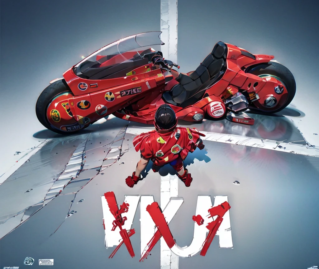 Poster Style、Red Bike