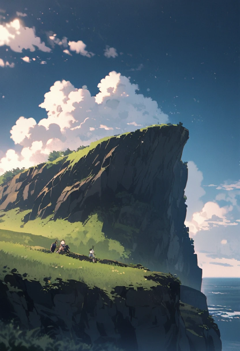 cliffの上から手を伸ばす、help、cliff
