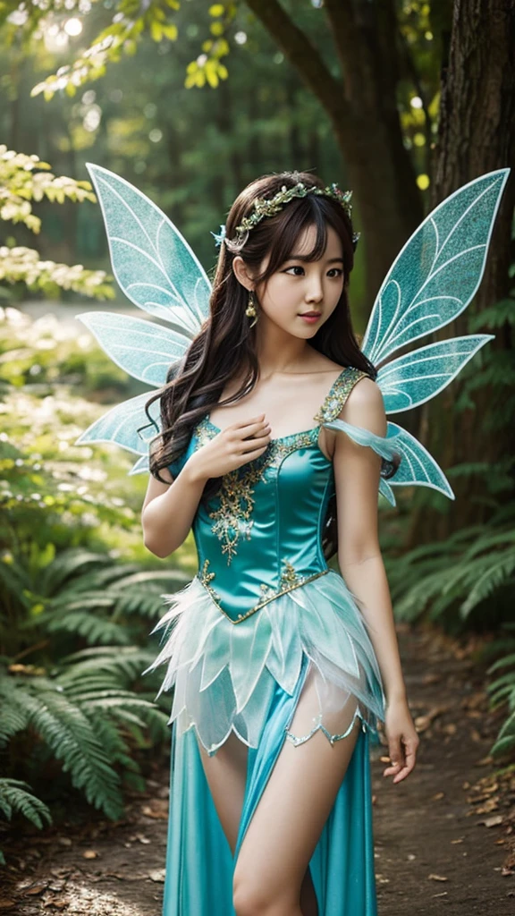 Jin from BTS woman with fairy costume