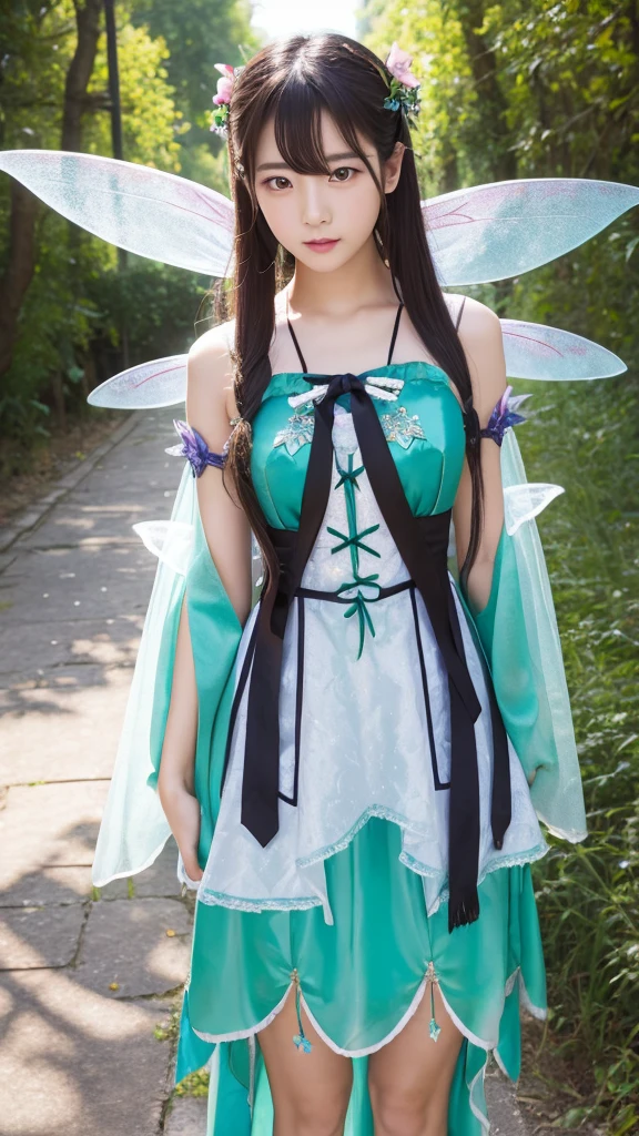 Jin from BTS woman with fairy costume