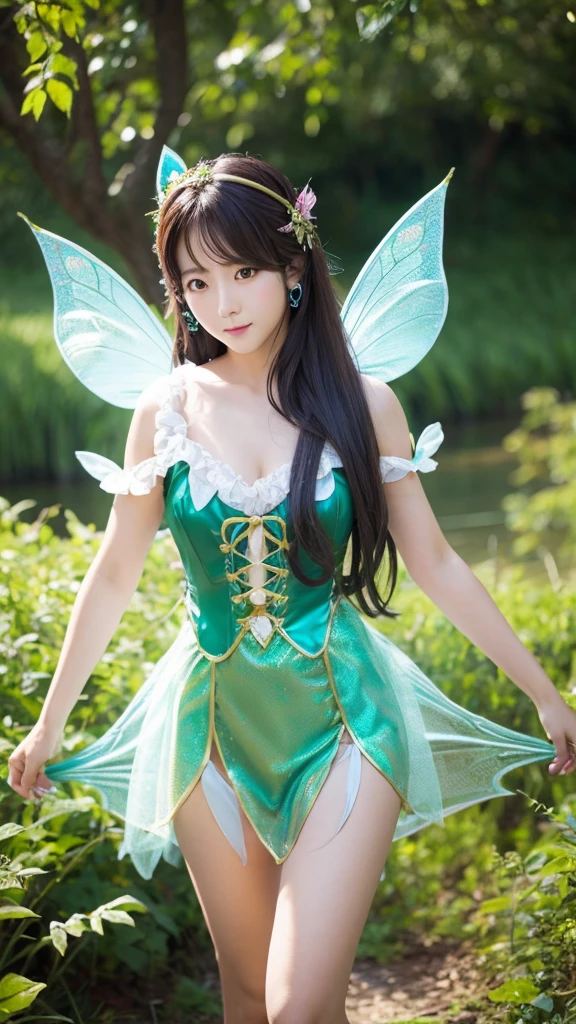 Jin from BTS woman with fairy costume