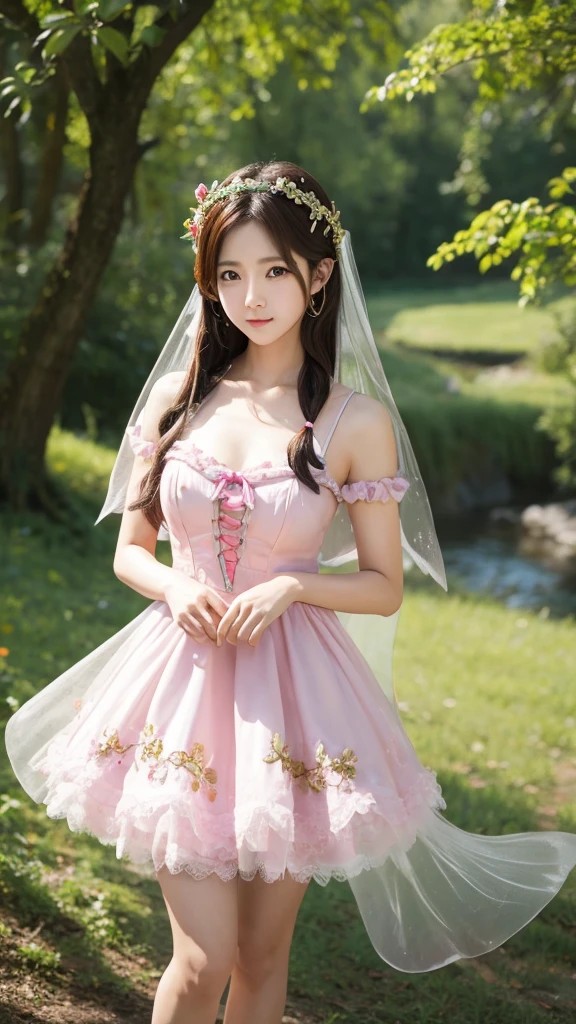 Jin from BTS woman with fairy costume