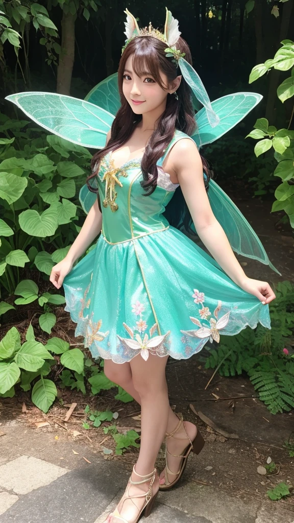 Jin from BTS woman with fairy costume