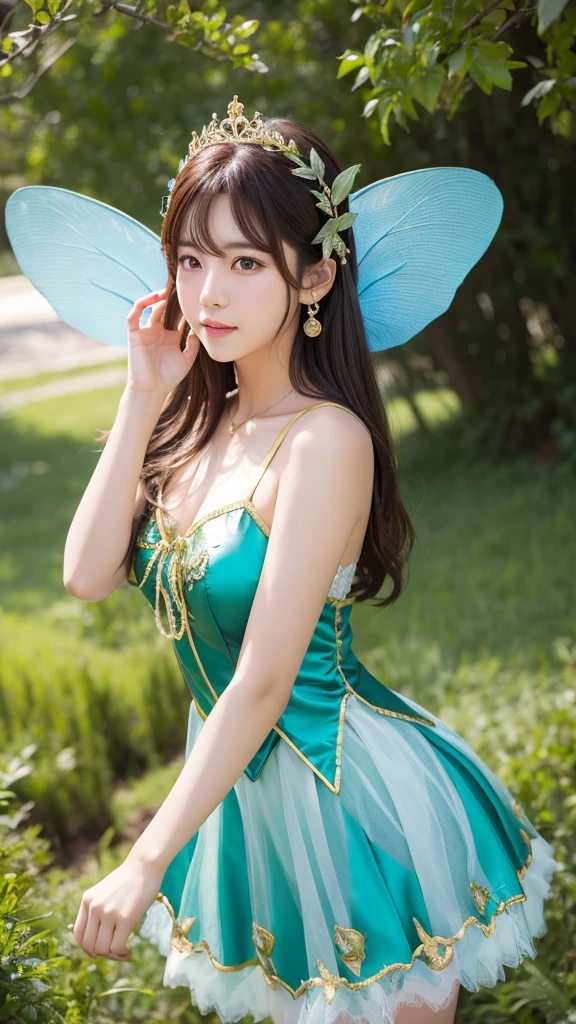 Jin from BTS woman with fairy costume