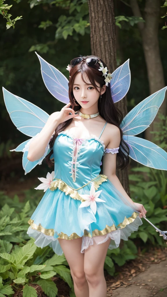 Jin from BTS woman with fairy costume