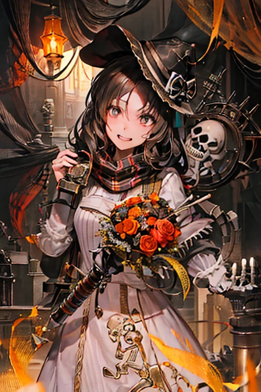 Young beautiful girl, Emma Myers, American, SOFT SMILING FACE, HAVE A BROWN HAIR, wears a old cowboy hat, wears old-fashioned clothes, wears old torn scarf, 19th century, poverty-stricken clothes, old torn clothes, 19th century period clothing, holding a bouquet, standing before her grandparents' tombstones, cemetery background, dark cities background, night time, midnight background.
The Smiling and widely mouth laughing Skeleton Woman from Bloodborne.
A black-haired girl wields the Heavy Thrusting SCYTHES and equip the SHOTGUNS from within the Elden Ring in a reverse grip.
Blooded Background.
((((Closer Face,Detailed,Two Sides,Left,Good,Right,Evil,Armies of Deads, Skeletons))))
The Monstrously Cannibalism Clockwork Flaming Lanterns from Bloodborne. The Monstrously Cannibalism Clockwork Thorny Wheels Robot Droid Nun and Knights From Bloodborne.
a close up symmetrical portrait of a cyberpunk gangster, biomechanical, mshn robot, splashes of orange red, hyper realistic, intricate design, (insanely detailed:1.4), (extremely fine details:1.35), Extremely sharp lines, steel, cinematic lighting, Photorealistic, a detailed painting by Ayami Kojima and Lilia Alvarado, (best quality, high quality, absurdres, intricate detail, masterpiece, cinematic), highly detailed, motion blur, film grain, noise, lens effects,