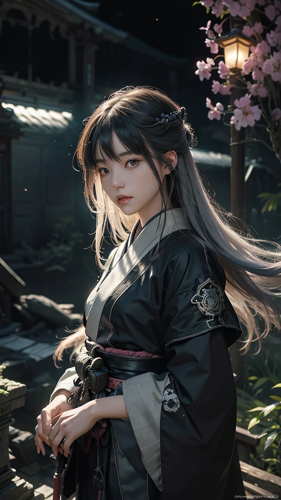 Sure, here’s a unique anime prompt for you:
---
**Prompt Title: "Celestial Samurai of the Lost Epoch"**
**Setting:** A futuristic, post-apocalyptic world where remnants of ancient Japan meet advanced technology.
**Description:** In a vast landscape where cherry blossom trees intertwine with cybernetic architecture, a lone samurai stands at the forefront of a ruined temple. The sky above is a mesmerizing blend of twilight hues, with auroras dancing across the heavens. The samurai's armor is a mix of traditional Japanese design and high-tech enhancements, glowing softly with neon blue and purple circuits. His katana, forged from a mysterious alloy, emanates an ethereal light, ready to cut through both time and space.
**Character Details:**
- **Protagonist:** A young, enigmatic samurai with a stoic expression, his eyes reflecting the lost histories and future possibilities. His hair, long and silver, flows gently in the wind, contrasting with the sharp, angular lines of his armored suit.
- **Companion:** A small, floating AI drone resembling a mystical fox spirit, its holographic body shimmering with ancient runes and modern digital codes.
**Background Elements:**
- **Ruined Temple:** Overgrown with bioluminescent flora, the temple’s structure merges Shinto architecture with futuristic elements. Holographic scrolls float around, displaying forgotten legends.
- **Sky:** A stunning blend of twilight blues, purples, and greens, with the Milky Way visible alongside futuristic satellites and distant space stations.
- **Environment:** The ground is a mosaic of cracked earth and technological remnants, with streams of digital data flowing like rivers, creating an eerie yet beautiful contrast.
**Art Style:** Hyper-detailed, with a focus on the interplay between traditional Japanese aesthetics and advanced technology. Vibrant, high-contrast colors with meticulous attention to light and shadow to create a dynamic, immersive scene.