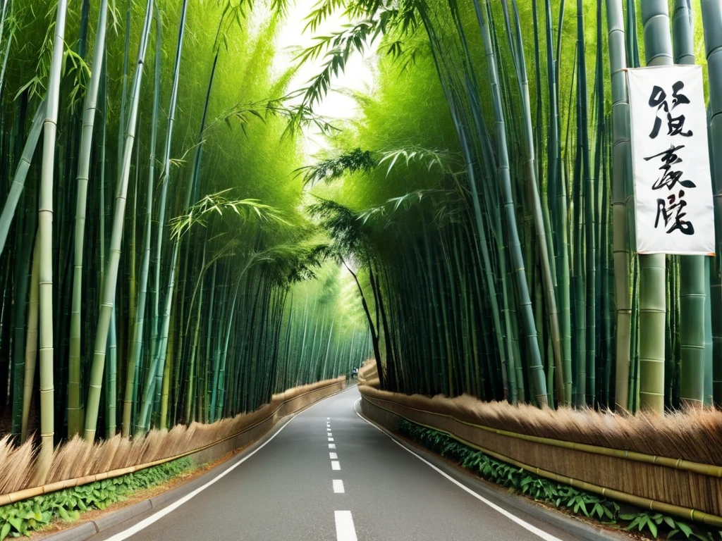 Labels in Japan
bamboo grove road
The bamboo grove is a green design
A design that cuts through the spaces of traditional Japanese streets, such as bamboo bushes and bamboo leaves
Tasteful, Japanese-style design
chic and modern design
monotone
The background is white