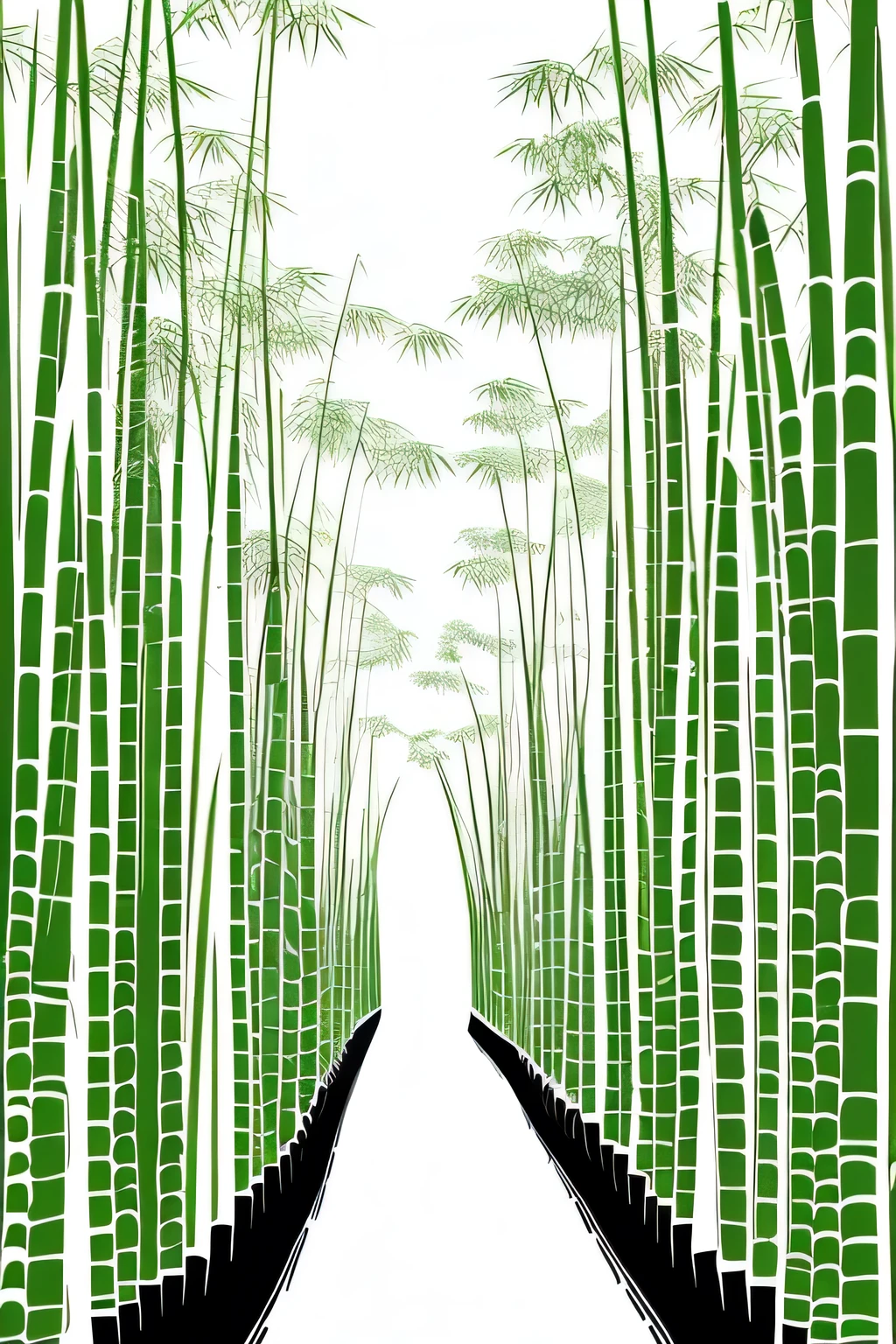 White background

Illustration of a bamboo grove



A design that cuts through the spaces of traditional Japanese streets, such as bamboo bushes and bamboo leaves


Tasteful, Japanese-style design


chic and modern design
monotone


The background is white