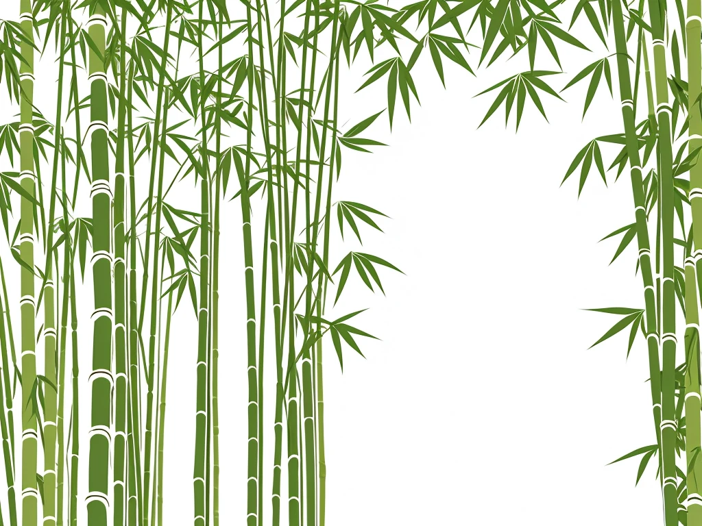 White background
Illustration of a bamboo grove
A design that cuts through the spaces of traditional Japanese streets, such as bamboo bushes and bamboo leaves
Tasteful, Japanese-style design
chic and modern design
monotone
The background is white