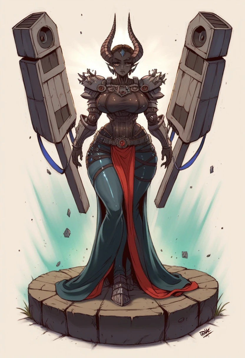 Generate a hyper-realistic, full-body shot of a sexy half-human, half-demon woman in a criminal city of the future. She has niobium Manganite elements in her design, giving her an otherworldly appearance. The scene is cinematic with soft colors and a Technicolor palette, highlighting her natural skin textures. The image should be hyper-realistic and hyper-detailed, with extremely intricate details, especially on her humid leather-like skin. The style is epic realistic with a high contrast, capturing a deep night landscape with a high dynamic range (HDR). The woman's eyes should be extremely detailed, with a high level of realism. Render in 8K resolution with RAW quality, using a Nikon Z9 for maximum detail and clarity.