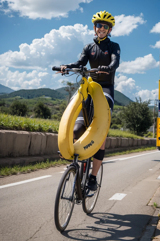banana human bicycle